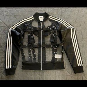 Adidas Originals X Jeremy Scott Bondage Harness Cage 100% LEATHER US Sz M